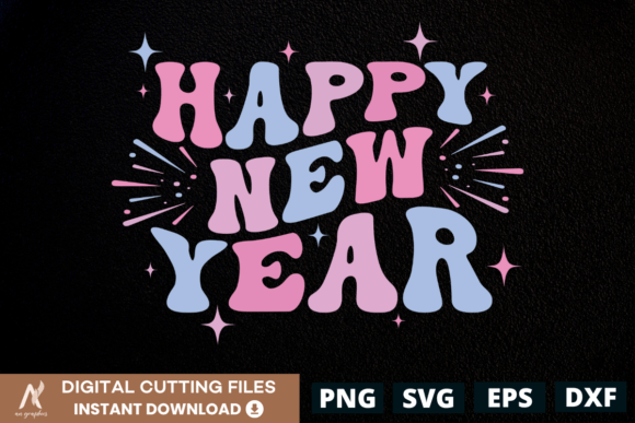 Happy New Year Wavy SVG Review