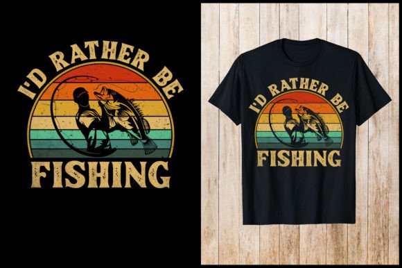 I'd Rather Be Fishing Retro T-Shirt Review