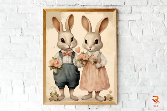 Retro Valentine Rabbit Couple Review
