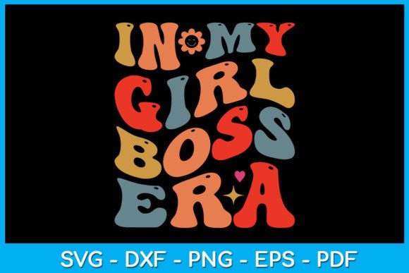 Retro Wavy in My Girl Boss Era SVG Shirt Review