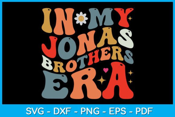 Retro Wavy Jonas Brothers SVG Review