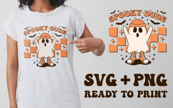 Spooky Dude Retro Halloween Ghost SVG Review