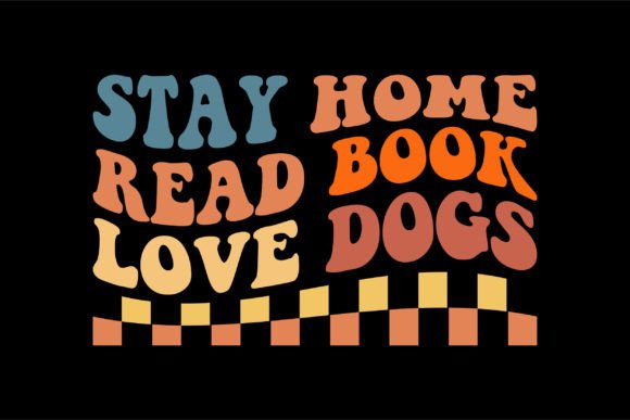 Stay Home Read Book Love Dogs PNG Review