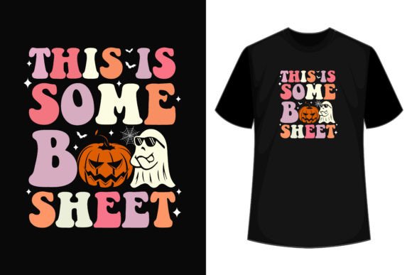 This Is Boo Sheet Ghost Retro Halloween