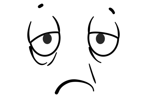 Tired Comic Face Embroidery Review